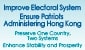 Improve Electoral System  Ensure Patriots Administering Hong Kong